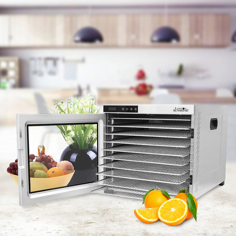 Déshydrateur d'aliments London Sunshine - 10 plateaux