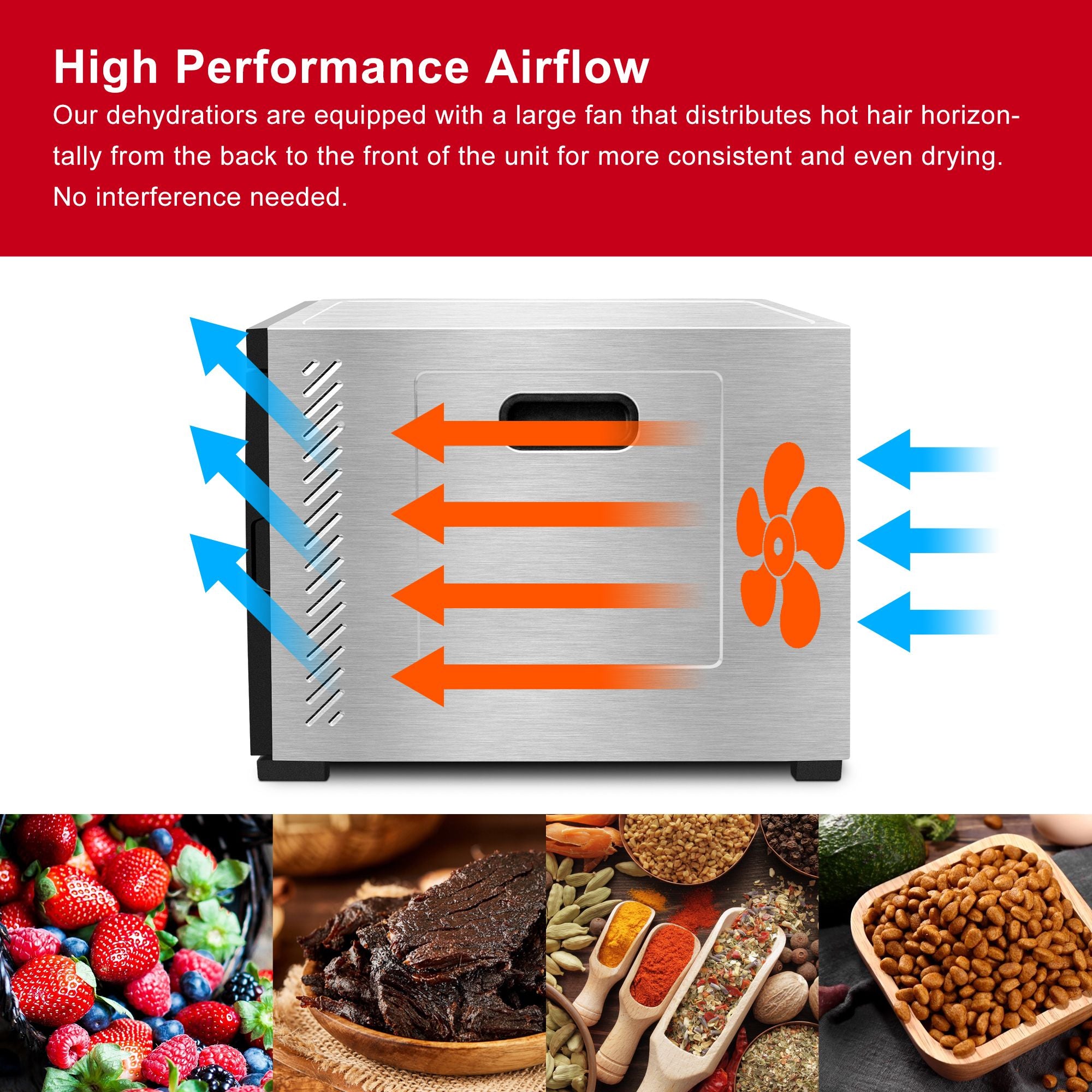 Déshydrateur alimentaire London Sunshine® - 10 plateaux